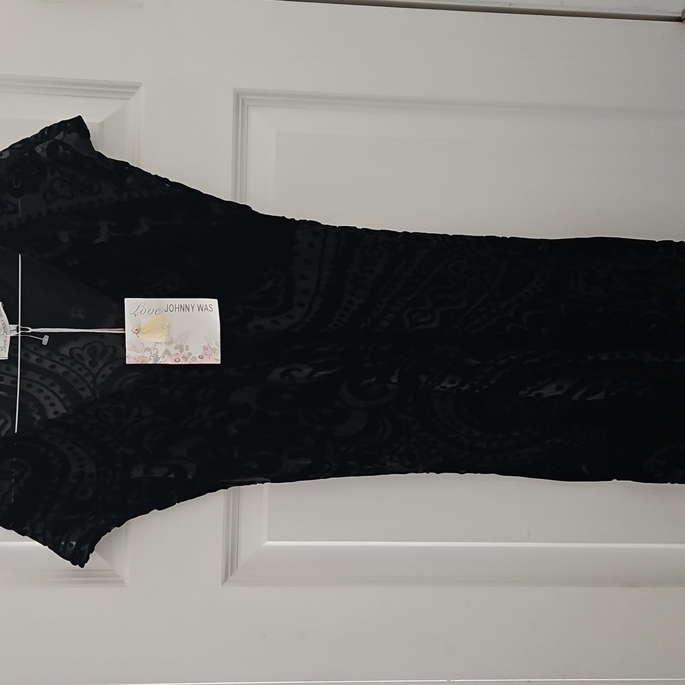 Johnny Was Love and Libery Burnout Velvet Maxi Dress